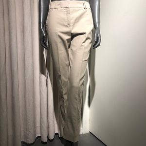 Tan cropped tailored pant